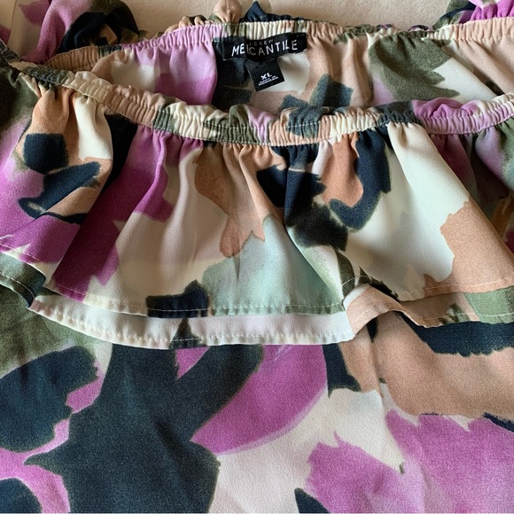 J. Crew Floral Ruffle Off Shoulder Blouse - Picture 5 of 10